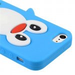 Wholesale iPhone 5  3D Penguin Case (Light Blue)